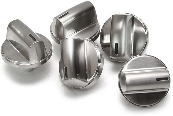 Bosch 00654043 Cooktop Burner Knob Set (Replaces 654043) Genuine Original Equipment Manufacturer (OEM) Part