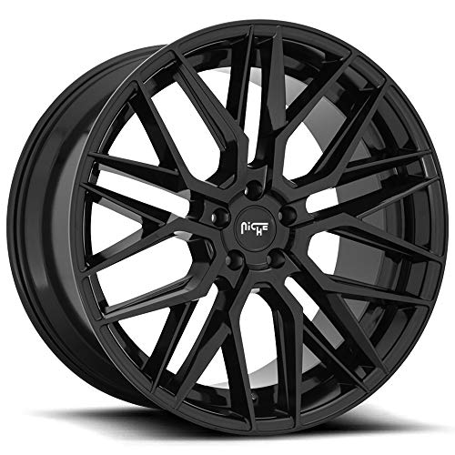 Niche 1PC Gamma 24X10 5X120.00 Gloss Black 35 MM Wheel