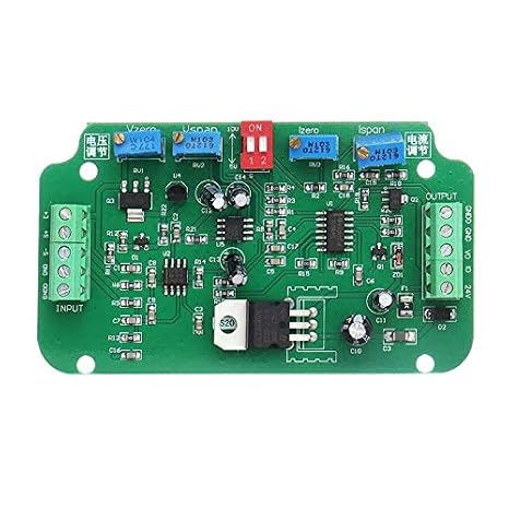 DC 12V to 24V 4-20MA Load Cell Sensor Amplifier Weighing Transmitter Voltage Current Converter