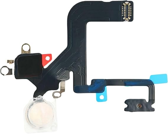 Flash Light Flex Cable Replacement for iPhone 12 Pro - Repair Parts for A2341, A2406, A2407, A2408 Flashlight Module Connector