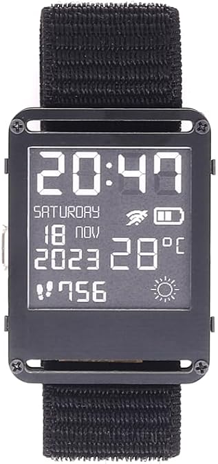 TUOPUONE Watch V2.0 - Fully Open Source & Customizable E-Ink Watch Based on ESP32