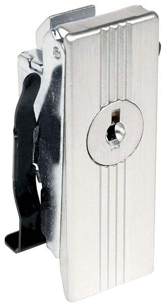 Enclosure Lock, Disc, Dull Chrome