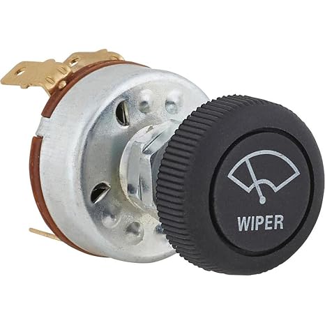 Universal 3-Position Windshield Wiper Switch for Single Motor