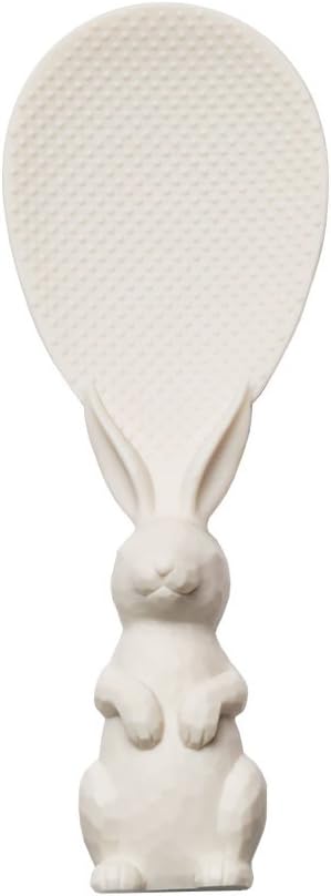 [Franc Franc] Rabbit Rice Paddle, 7.7-Inch (White)