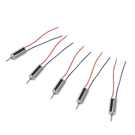 Coreless Motor 4.5V, 5 Pack of Set DC Micro Motor 32250 RPM 0.12A 0.12W High Speed Coreless Motor for Model Aircraft, Electronic Toys Electronic Vibration Equipments