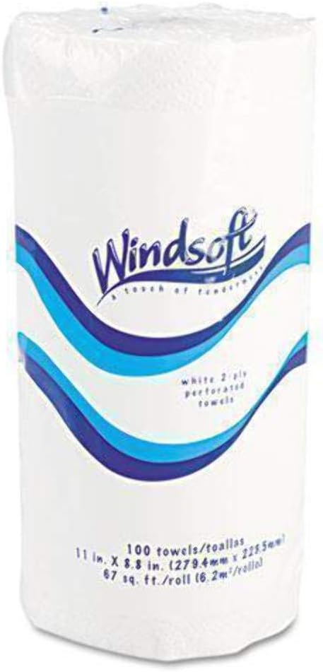 Windsoft Perforated Paper Towel Rolls