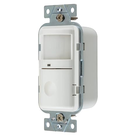 Hubbell WS2000W H-MOSS Passive Infrared (PIR) Wall Switch Occupancy Sensor