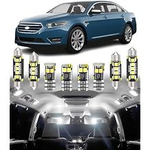 BMT xms Car Interior LED Light Replacement for Ford Taurus 2010-2019,6000K Super Bright Interior Light Bulbs Package, 13pcs