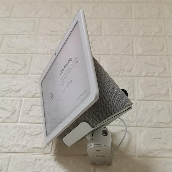 ウォールマウント Google Nest Hub Max用 ウォールマウントブラケット 省スペース設計 自宅 オフィス キッチン 寝室用 Google Nest Hub Max 10インチディスプレイ対応 視野角調整可能