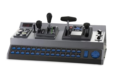 RailDriver USB Desktop Train Cab Controller, Drive your Train with realistic throttle, brake, reverser, and switch controls. (Windows PC)