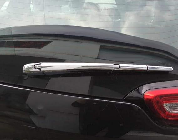 Car Chrome Rear Window rain Wiper Blade Cover Trim Compatible for Jeep Cherokee 2014-2018