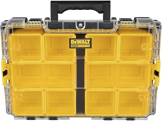 DEWALT ToughSystem Tool Organizer, 2.0 Full-Size, 10 Compartments (DWST08040)