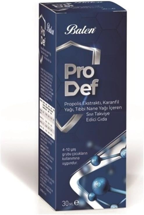 BALEN PRODEF PROPOLIS, LIQUID SUPPLEMENT FOOD CONTAINING CLOVE OIL, MEDICAL MINT OIL 30 ML 1 Package (1 x 1000 g)