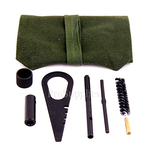 TACFUN Mosin Nagant Cleaning KitCleaning Tools with Pouch LR 7.62x54R, Includes: Mosin Nagant Tool, Brush, Jag, Cleaning Rod Attachment, End Cap for Rod, Pouch