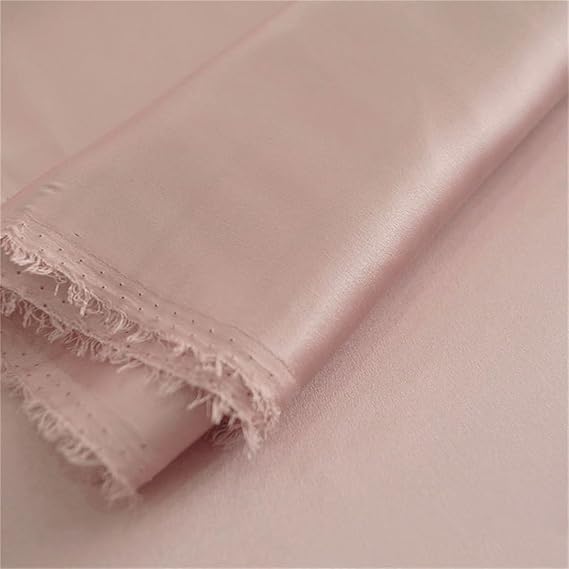 16 Momme 6A Mulberry Silk Charmeuse Fabric 44 Inch Wide for Sewing
