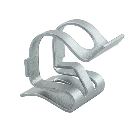 MC/AC Cable to Metal Stud Clip. 100 Pack Tool-Free Spring Steel Fastener for 14-2 to 12-3 Cables, Durable and Corrosion-Resistant Cable Clip for Fast Cable Installation and Metal Stud Attachment