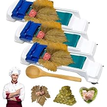 Grape Leaves Roller, Grape Leaf Roller Machine, Dolma Roller, Home Essentials Stuffed Grape Cabbage Leaf Rolling Machine for Beginners (3Pack)