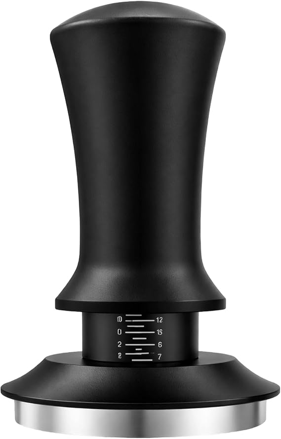 Coffee Tamper 54mm, Sage Tamper with Spring Loaded Design, Espresso Tamper for Barista Use at Home, Normcore Tamper with 304 Base, 53mm Coffee Tamper Set