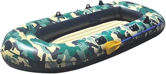Inflatable Fishing Boat ,Four Person Thickened Wear Resistant Drift Fishing Inflatable Hard Bottom Inflatable Boat