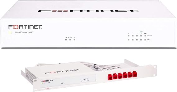 FORTINET FortiGate-40F Series Hardware Plus 5YR 24x7 FortiCare and FortiGuard Unified (UTP) Protection Bundle with Rackmount Kit (FG-40F-BDL-950-60+RM-FR-T14)
