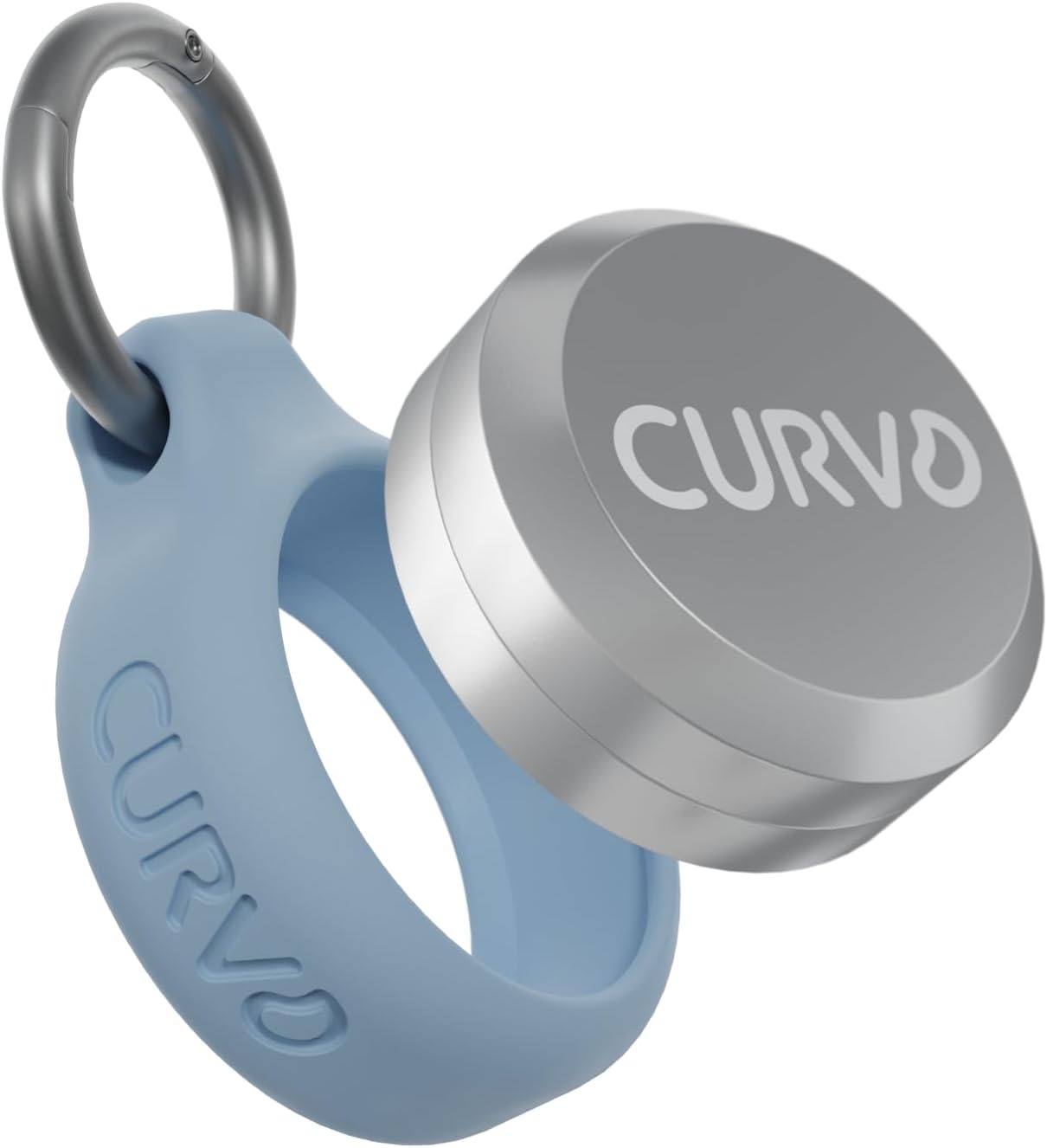 CURVD Premium Carrying Case - Heavy Duty Travel Keychain Container Small Waterproof Holder for Earplugs Pills Coins Compatible with Loop Eargasm & Vibes or Compact Mini Wallet