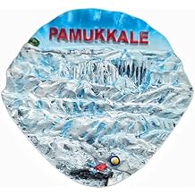 Pamukkale Denizli Turkey Fridge Magnet Travel Souvenir Kitchen Refrigerator Magnet Decoration Hand Painted Craft