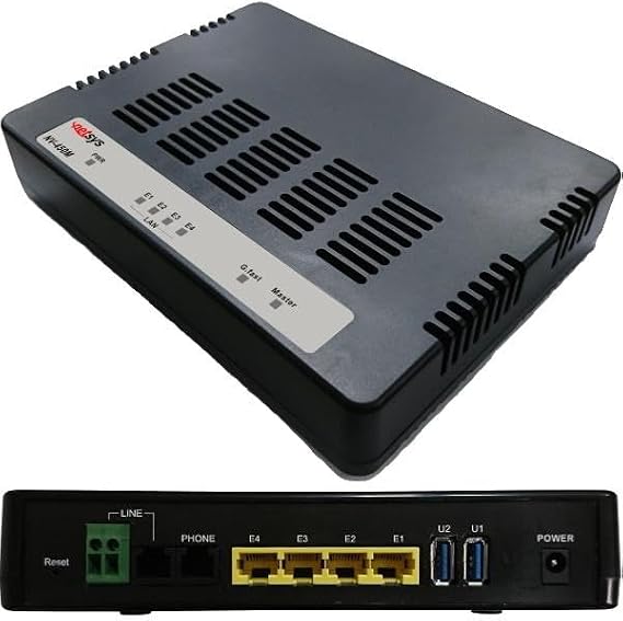G.Fast Ethernet Extender Kit (2 Units) Up to 1.1Gbps Over 2-Wire Copper | Extend LAN up to 2000 ft | Ethernet Over Phone Line or Cat5/6 (NV-450EKIT)
