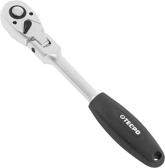 Tecpo Reversible Ratchet 1/2 Inch Ratchet with 45 Teeth