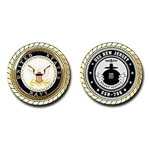 USS New Jersey SSN-796 US Navy Submarine Challenge Coin - Officially Licensed