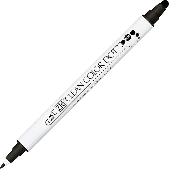 KURETAKE Zig Corporation Black Zig Clean Color DOT (TC-6100-010)