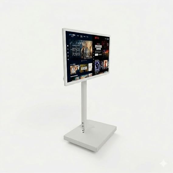 Ayarlı Tv Standı – Tekerli Tv Askısı – Hareketli Tv Standı – 22″ – 43″ Tv Ile Uyumlu – Metal