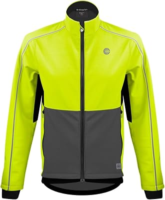 AERO|TECH|DESIGNS | Mens USA Softshell Cycling Jacket | Quality Cold Weather Biking Coat | Made in USA