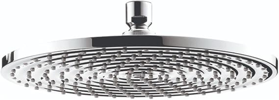 hansgrohe Raindance S 9-inch Showerhead Easy Install Modern 1-Spray RainAir Air Infusion with Airpower with QuickClean in Chrome, 27474001