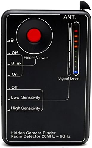 51youg Lawmate rd-10 20 mhz-6ghz Wireless Bug RF Signal Detector Scanner and Pinhole Lens Finder