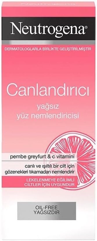 Neutrogena Refreshingly Clear (Pembe Greyfurt ve C Vitamini) Nemlendirici Yüz Kremi (50 ml)