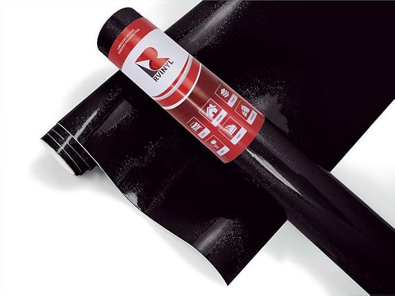 3M 2080 Series G212 Gloss Black Metallic Dual Cast Thick Vinyl Car Wrapping