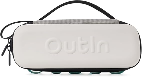 OutIn EVA Protective Case, Portable Hard Shell Travel Bag, Sand Beige