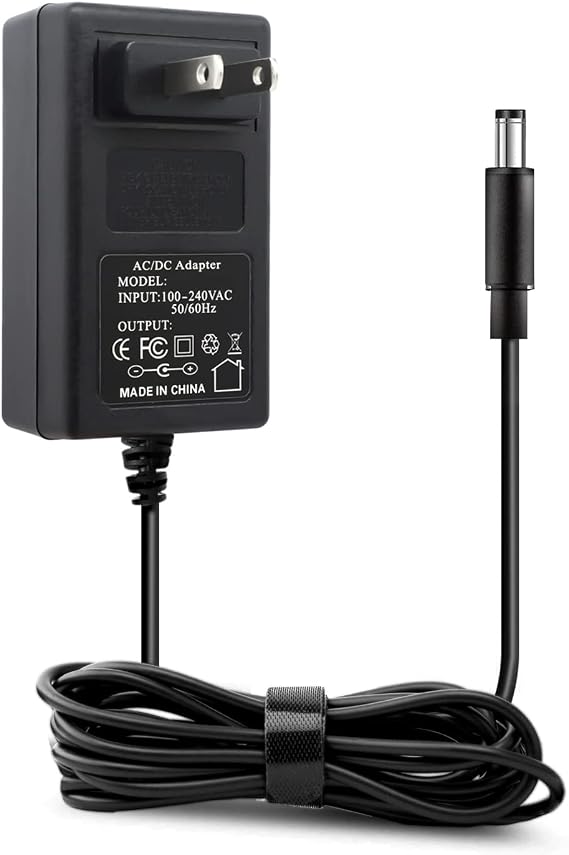 9V 2A AC Adapter, 6ft Cord, 5.5mm x 2.1mm & 2.5mm Barrel Jack, 100V-240V Input, 9V 2A Output, Advanced Safety Protections, Compatible with Routers, LED Strip Lights, Speakers & More