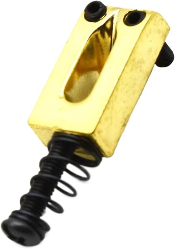 Concave Electric Guitar Tremolo Bridge Saddle Gold 6pcs Set with Springs and Screws Professional Guitar Bridge