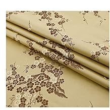 Brocade Fabric Cheongsam and Kimono Material Satin Fabric for Sewing DIY 75Cmx50cm,B