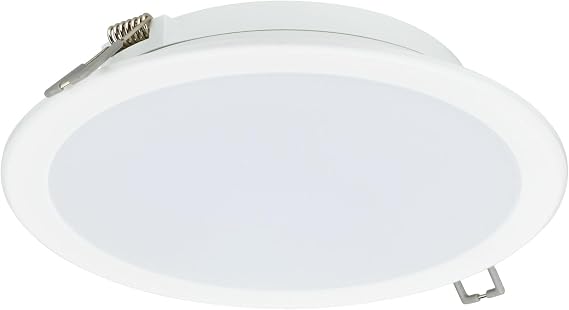 Philips Ledinaire SlimDownlight DN065C G4 LED20/830 19W 220-240V 8-D225 – Surface-Mounted LED Downlight, 2000 lm, 3000K Warm White, 110° Beam Angle, White, IP20/40, Energy-Efficient [Energy Class F]