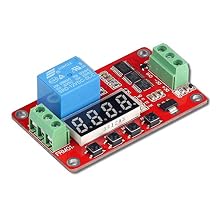 UCTRONICS DC 12V Programmable Multifunction Time Delay Relay Module, On Delay and Off Delay 0.1s to 270h Timer with Segment LEDs Display for Smart Home, Automatic Control