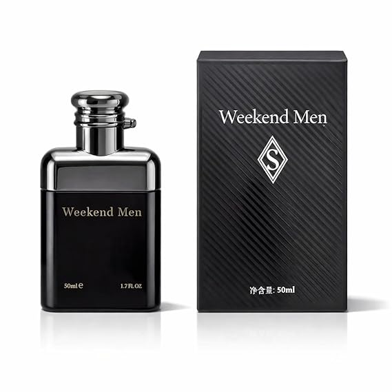Men's Parfum with Bergamot, Lavender, Black Pepper, Cedarwood Fragrance, 50mL 1.7 FL OZ, Long-Lasting Perfume for Men