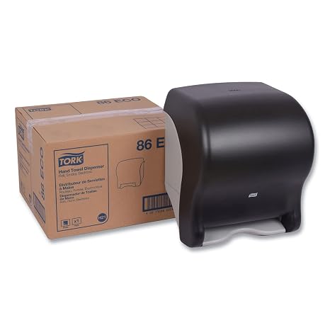 Tork Hand Towel Roll Dispenser Smoke H21, 86ECO | Electronic, Touch-Free, Durable, Hygienic