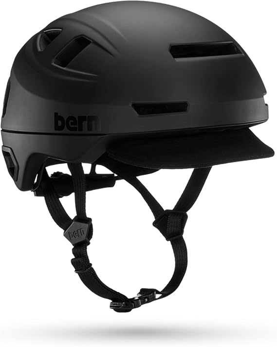 Bern, Hudson Commuter Helmet with MIPS, Integrated LED Rear Light and U-Lock Compatibility