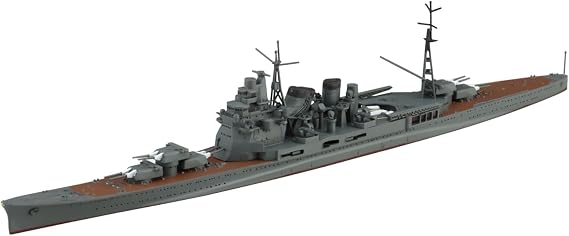 Aoshima Bunka Kyozai AOSHIMA 1/700 Waterline Series No. 338 Japanese Navy Heavy Cruiser Aika Plastic Model