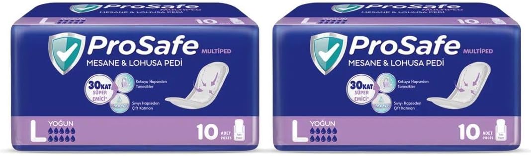 Prosafe Multiped Postpartum & Bladder Pad Dense Large 10 Lu X 2 Pieces