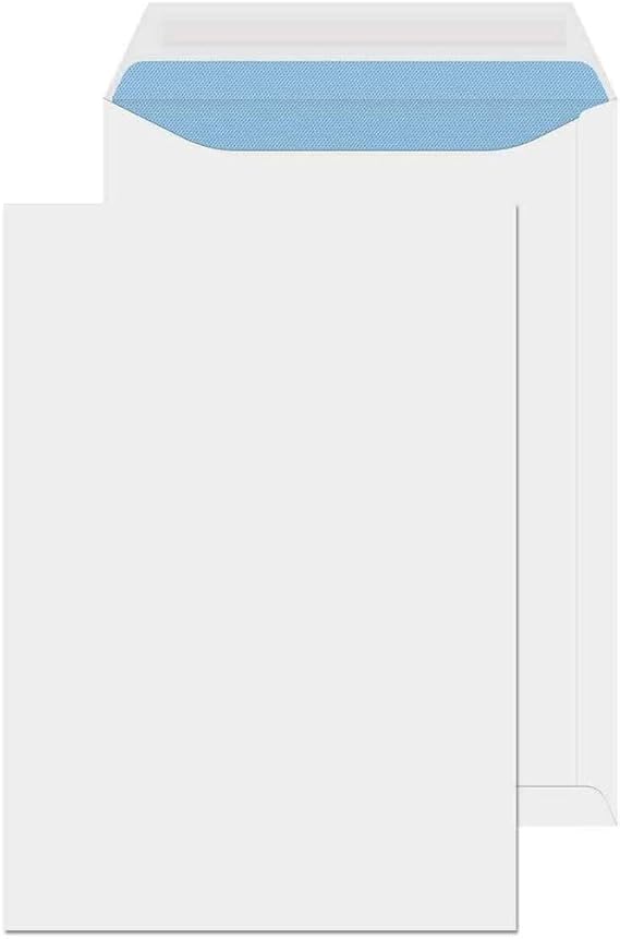 A5 / C5 Self Seal White Pocket Envelopes 229x324mm, 90 GSM, No Window