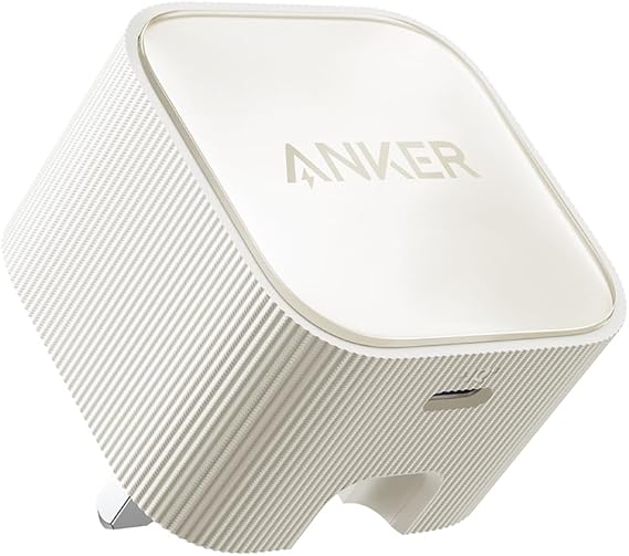 Anker 30W Nano USB-C Charger with Foldable Plug, PIQ 3.0 and PPS Fast Charging, for iPhone, Pixel, Samsung, iPad and More (White)