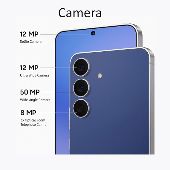 Samsung Galaxy S25 FE 5G (Factory Unlocked, Intl Version) 6.7" AMOLED 120Hz, 50MP AI Camera, Long Battery Life, High Performance, U.S. Network Compatible